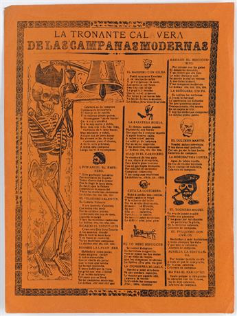 JOSÉ GUADALUPE POSADA Collection of 25 broadsides.